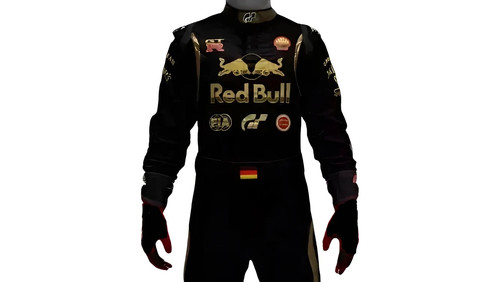 Kart racing suit redbul - go,