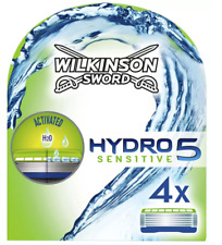 WILKINSON Sword Pack 4 Lames "HYDRO 5 SENSITIVE" Lot Recharges de Rasoir 5 H2o