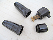 BALEX  2 accessoires en bakélite avec résistance sèche cheveux ? à déterminer