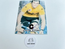 Signature / Autographe - Bernard Hinault - Cycles Gitane - Carte Postale Vélo