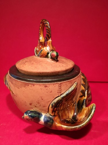Pot tabac décor scène de - décor,
