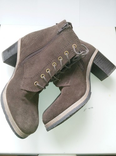 Bottines daim femme - en,
