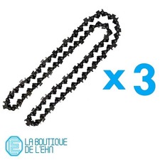 Lot de 3 chaînes 76 maillons