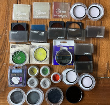 LOT DE 28 FILTRES PHOTO HOYA COKIN FOCA FILTEK POSSO