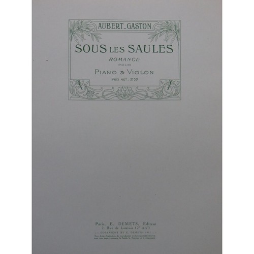 Aubert gaston sous les - sous,