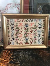 TABLEAU ABECEDAIRE CADRE DORE