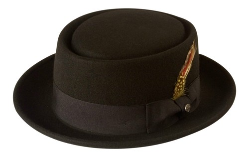 Noir chapeau 100 feutre - chapeau, 100%