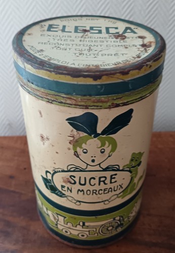 Ancienne boîte publicitaire