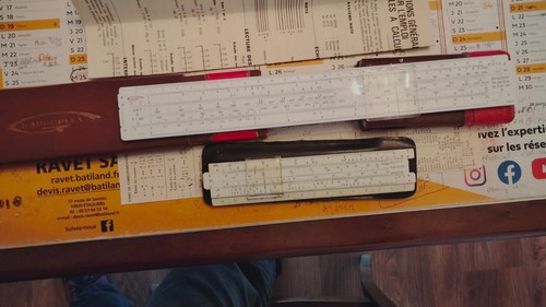 Règle calcul graphoplex - règle,
