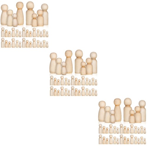 Wooden peg dolls - dolls, 150pcs