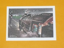 CHROMO 1960 ECOLE BON-POINT IMAGE EDITIONS EDUCATIVES METIERS CHEMINOT TRAIN