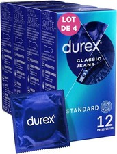 Lot de 48 Préservatifs Classic Jean - Confort et Extra Lubrifié