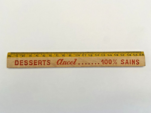 Règle ancienne en bois - 📏,