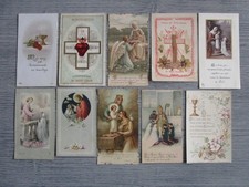 Lot de 10 images pieuses