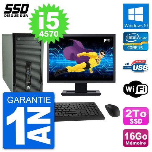 Tour 400 ecran 19 - pc, hp