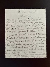 Jean Jaurès / lettre
