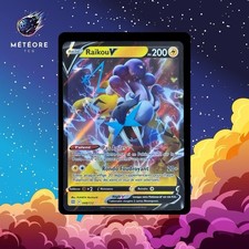 Carte Pokémon Raikou V 048/172 Epée et Bouclier Stars Etincelantes FR