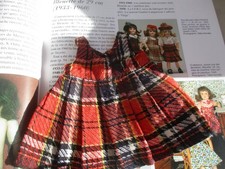 ROBE POUPEE  Tenue ancienne BLEUETTE "Bon Petit Diable" G. Languereau