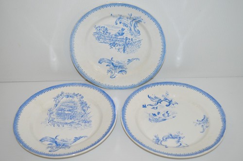 Assiettes ceramique pexonne - -3,