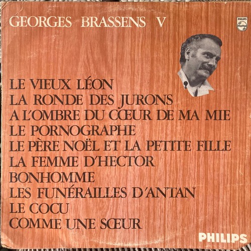33t georges brassens le - v,