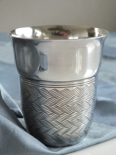 Timbale métal argenté saint - métal,