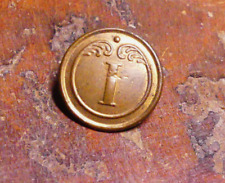 Bouton de collection d'uniforme officier 1er regiment ligne PM 16mm  mod 1804