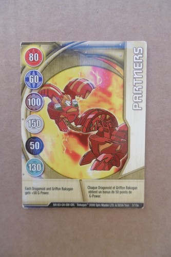Bakugan 2008 partners card - bakugan, 'partners'
