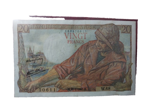 Billet banque france - billet, de