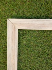 Cadre en Bois cérusé blanc 45,2 x 41,2 cm Feuillure 39,2 x 35,2 cm epaisseur 2,5