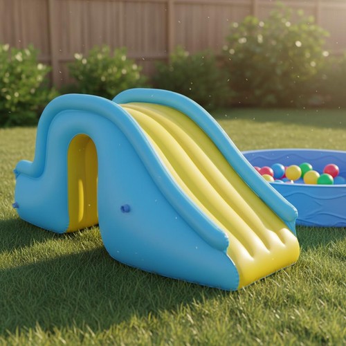 Toboggan gonflable avec - toboggan,