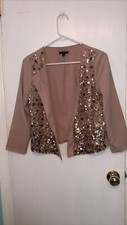 Pink sequence blazer size - blazer,