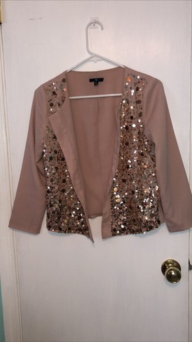 Pink sequence blazer size - size, xs