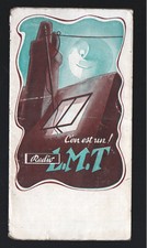 publicité vieux papier catalogue dépliant  RADIO (TSF) L.M.T.   P18909