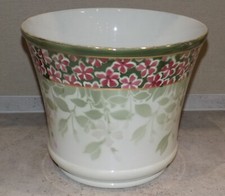ANCIEN CACHE POT FAIENCE DE