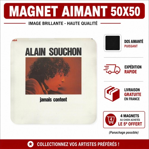 Magnet frigo alain souchon - frigo,
