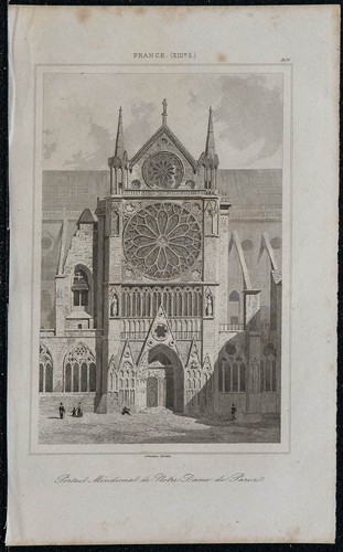 1845 vue du portail - 1845,
