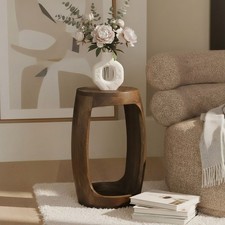 Table d'appoint ronde bois