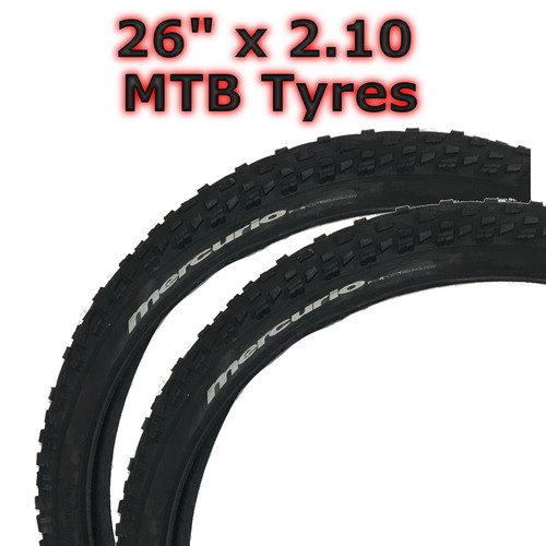 Noir pneus vtt - noir, (53-559)