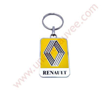 PORTE-CLÉ RENAULT JAUNE EMAILLEE YOUNGTIMER