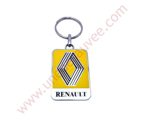 Porte clé renault jaune - renault,