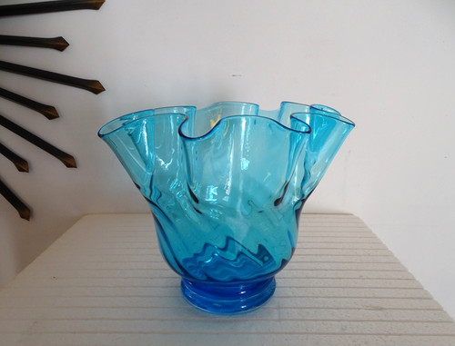 Vase mouchoir corolle - , murano