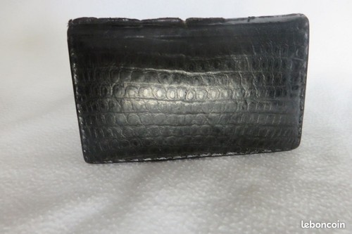 Ancien porte monnaie cuir - , et