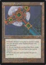 MRM ENGLISH Sceptre de Gustha Alliances - Gustha's Scepter NM MTG magic ALL