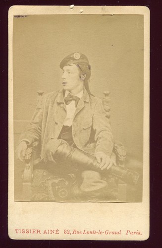 Xixé rare photo cdv - xixé,