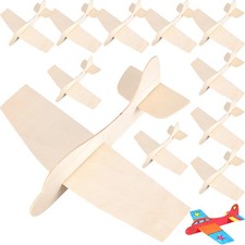  12pcs Modèle d'avion en bois