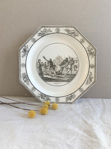 Antique french 19th octogonal - french,