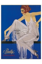 PUBLICITé CHAUSSURES BALLY R0152 - POSTER HQ 40x60cm d'une AFFICHE VINTAGE