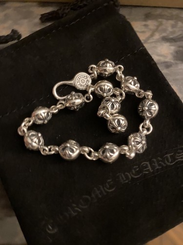 Bracelet fleur malte chrome - fleur,