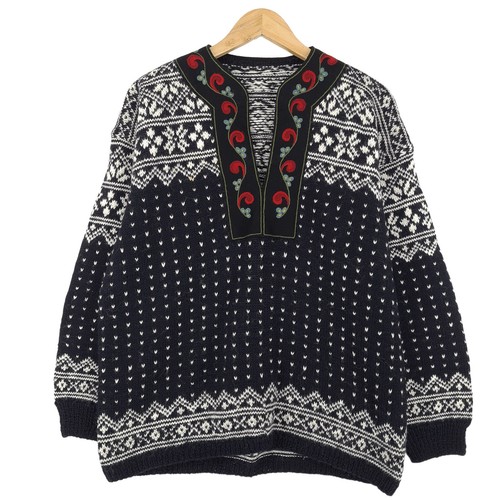 Pull nordique noir scandinave - nordique,