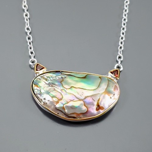 Collier coquille ormeau - collier, d'ormeau